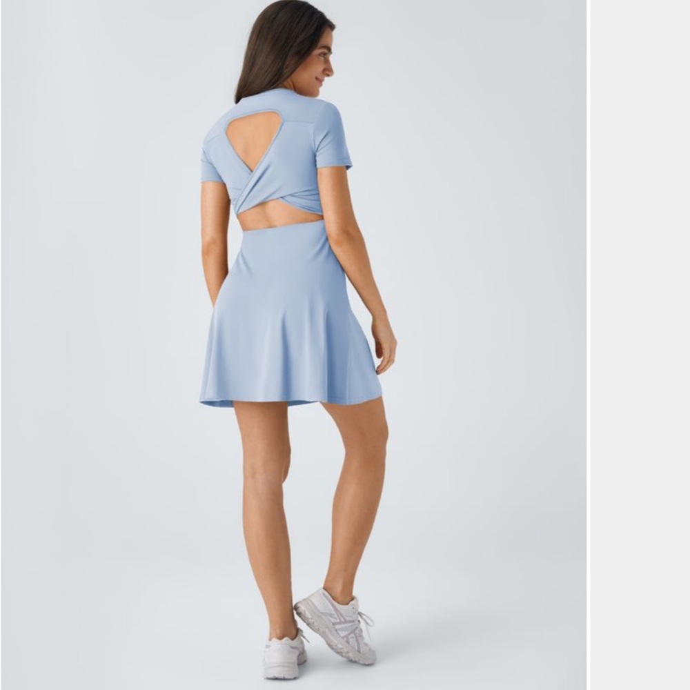 Last chance!💕 HALARA Sky Blue Cutout Mini Dress